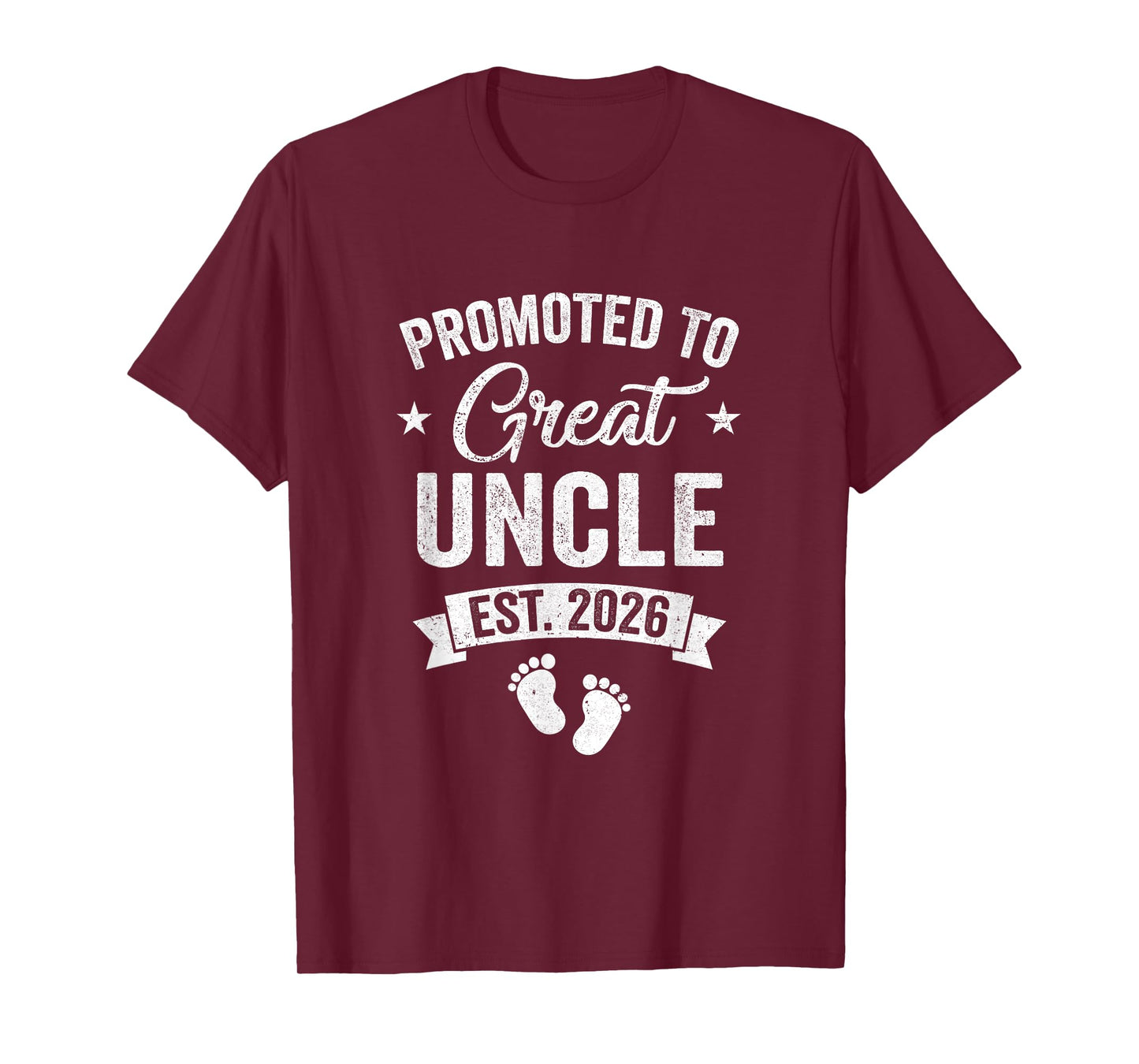Promoted To Great Uncle Est 2026 Pregnancy Announcement T-Shirt