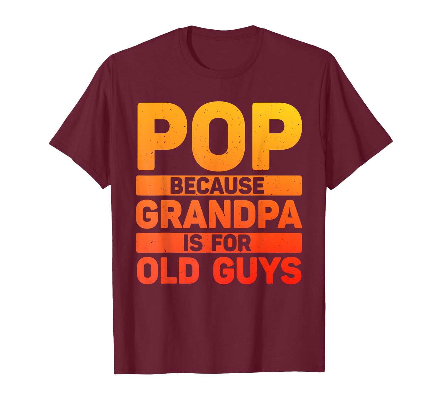 Best Pop Design For Grandpa From Grandkids Father's Day Pop T-Shirt