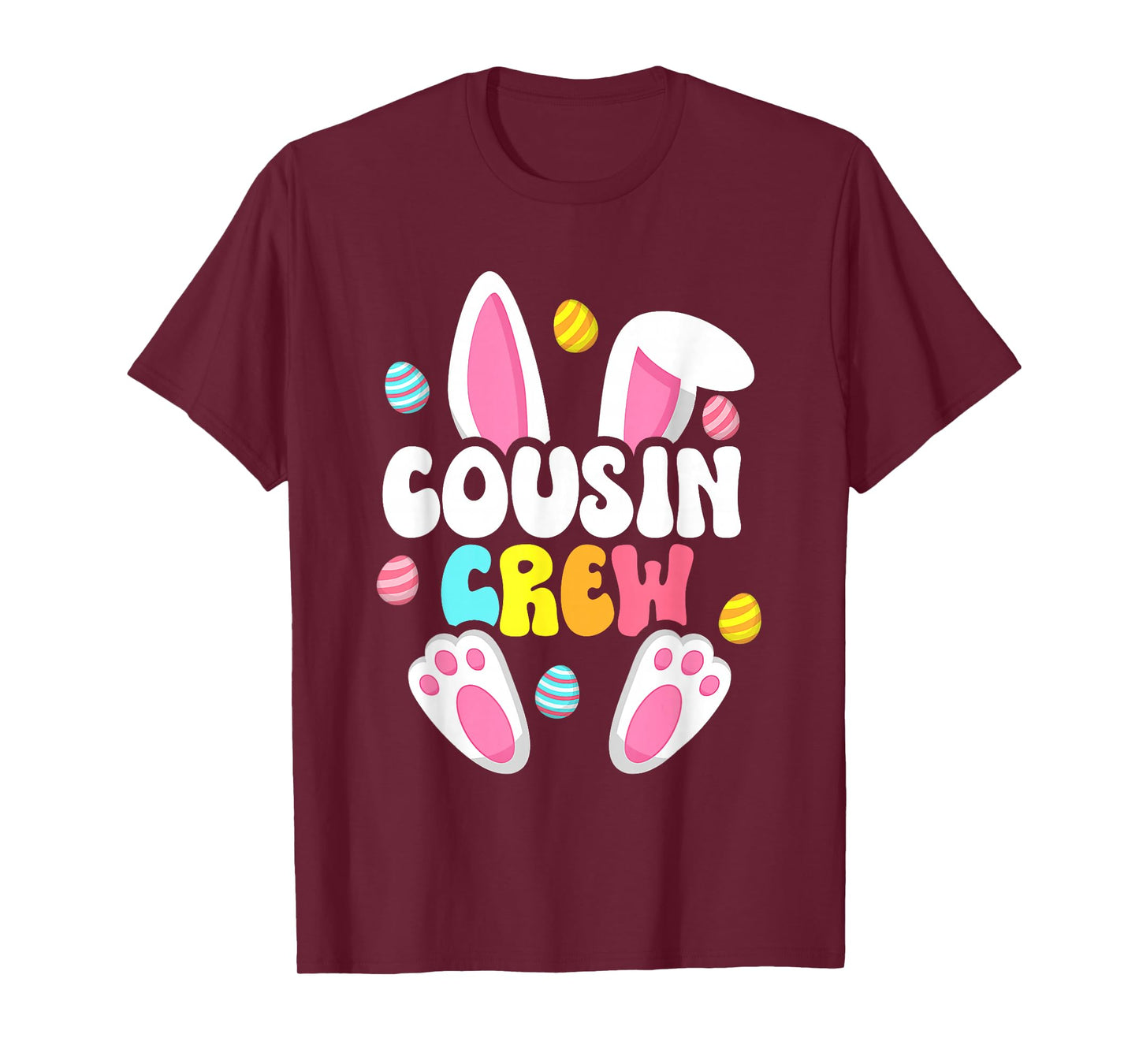 Cousin Crew Family Matching Bunny Easter Day Egg Hunt Group T-Shirt