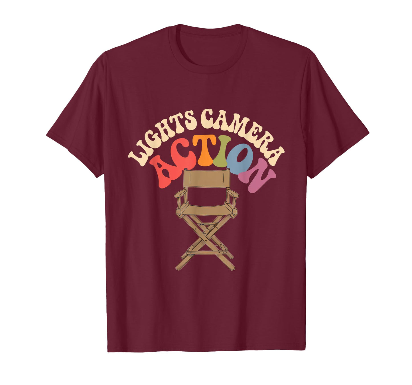 Director Film Crew Lights Camera Action Video Producer Quote T-Shirt