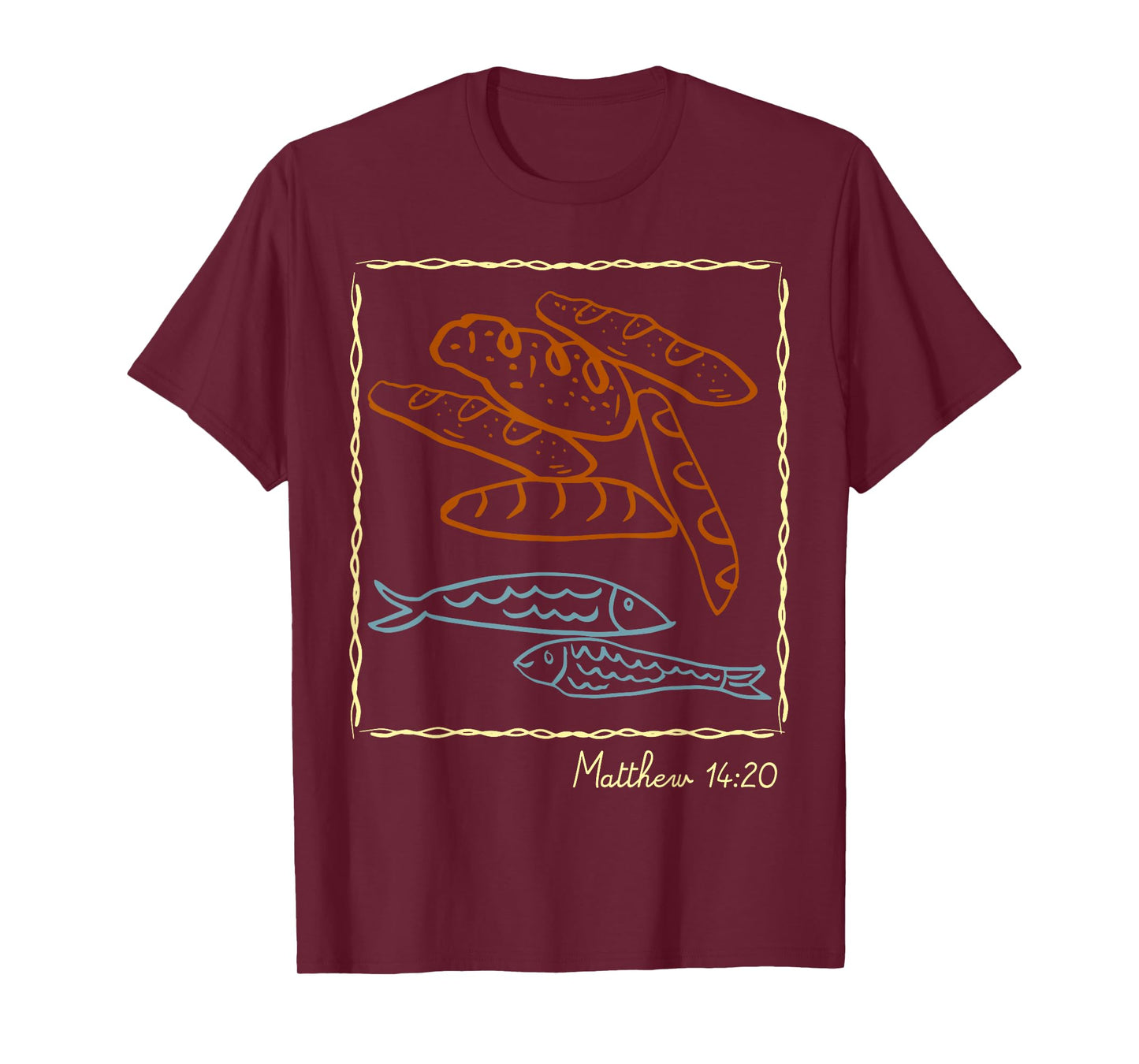 Five Loaves of Bread, Two Fish and 5000 Believers T-Shirt