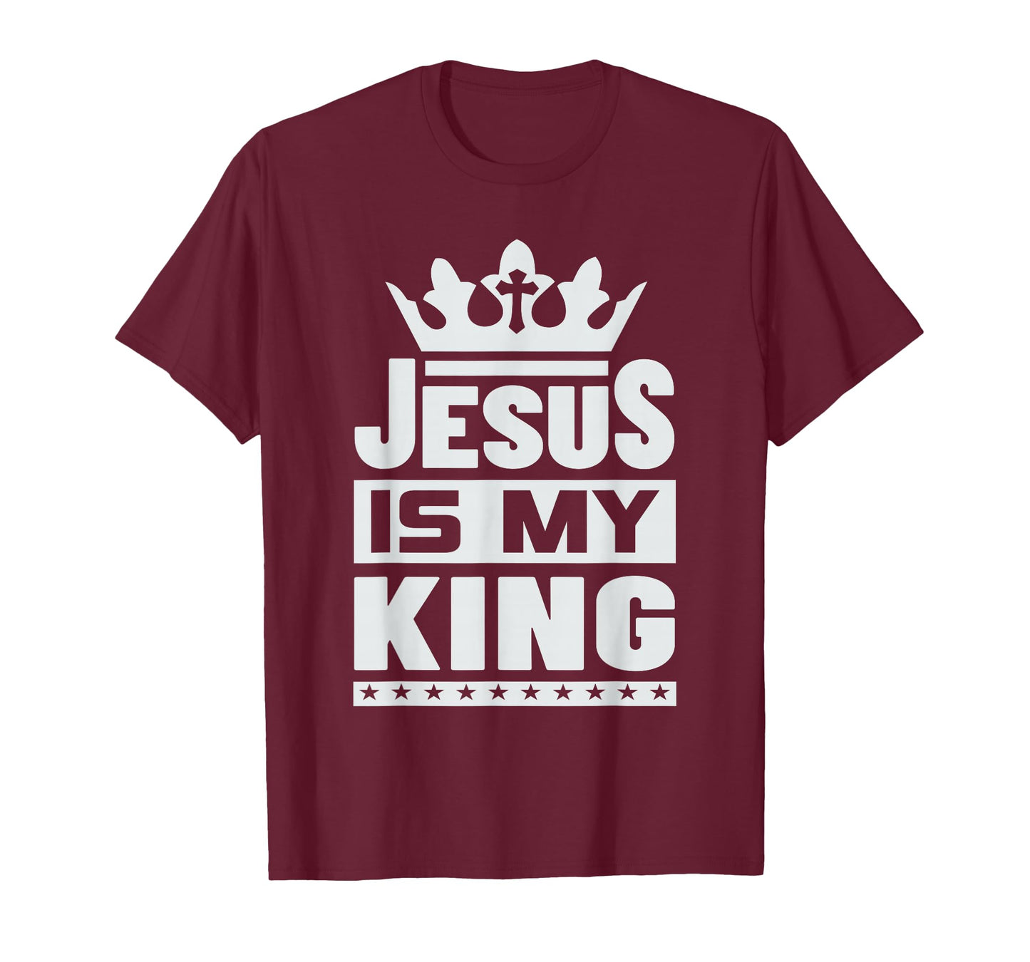 Jesus is My King – Bold Faith and Strength Design T-Shirt