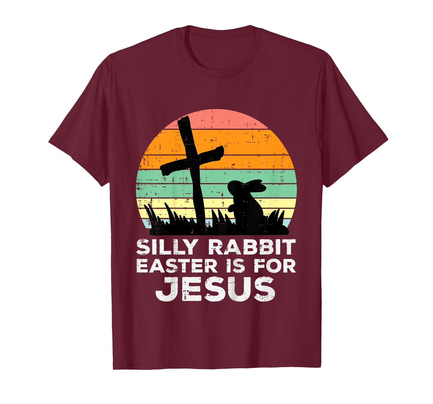 Kids Silly Rabbit Easter Is For Jesus Christians Toddler Kids T-Shirt
