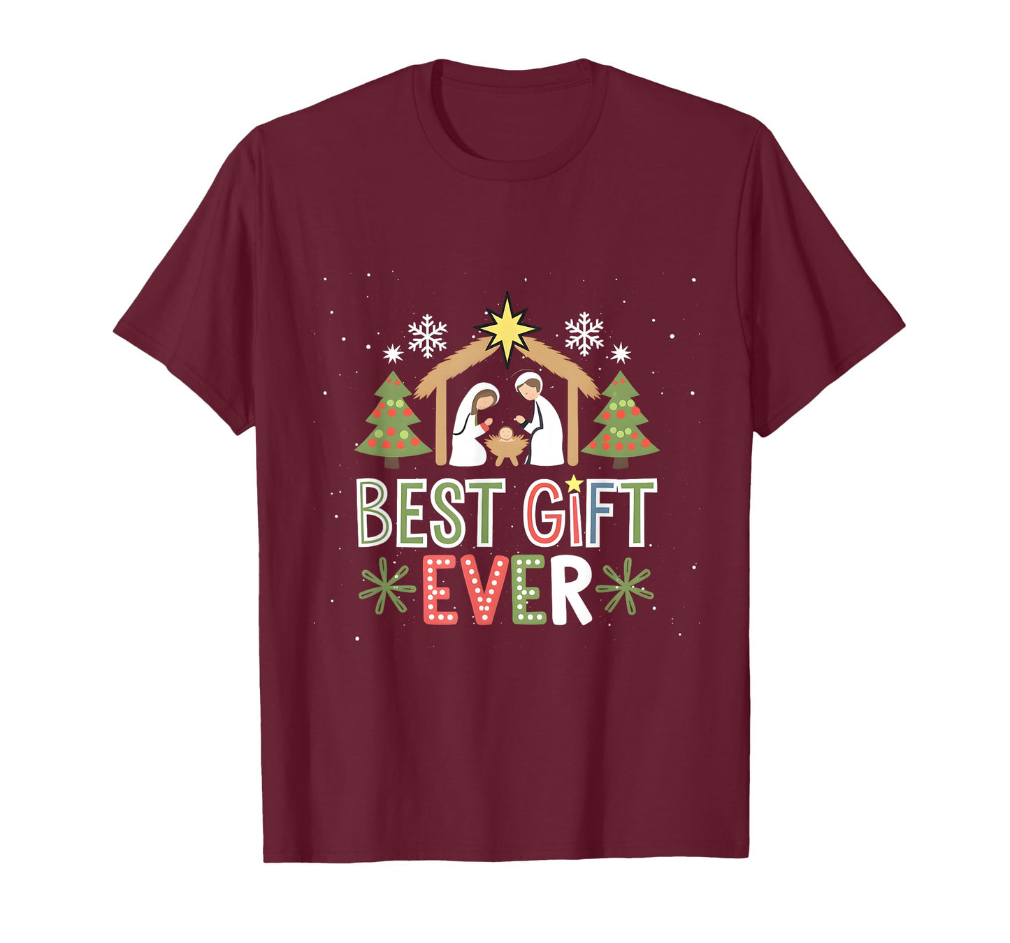 Nativity Christmas Jesus Christian Gifts T-Shirt