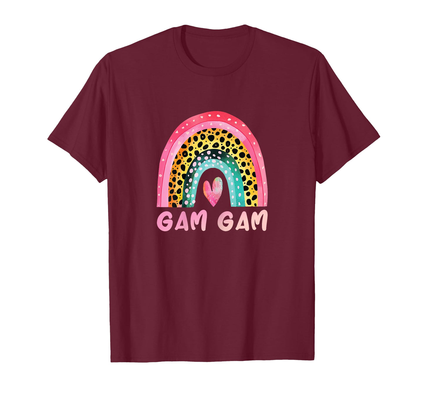 Gam-Gam Rainbow Mother's Day Love Cute Funny Grandma GamGam T-Shirt