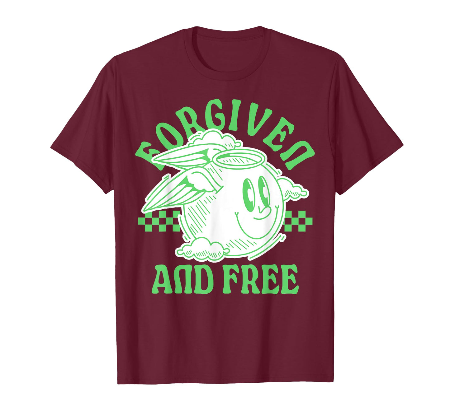 Forgiven and Free - Christian Bible Verse Faith T-Shirt
