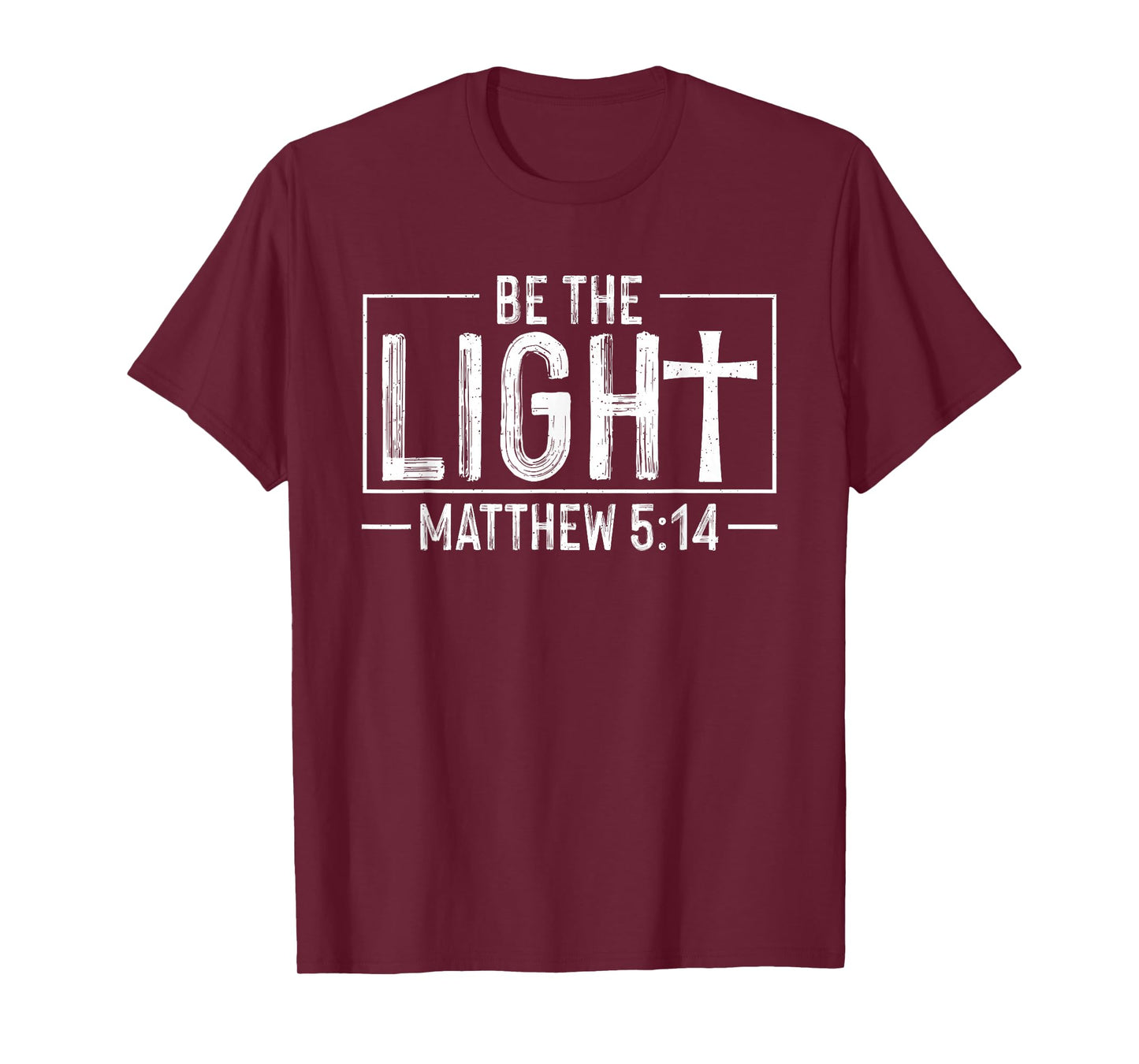 Christian Faith - Be The Light Matthew Scripture Religious T-Shirt