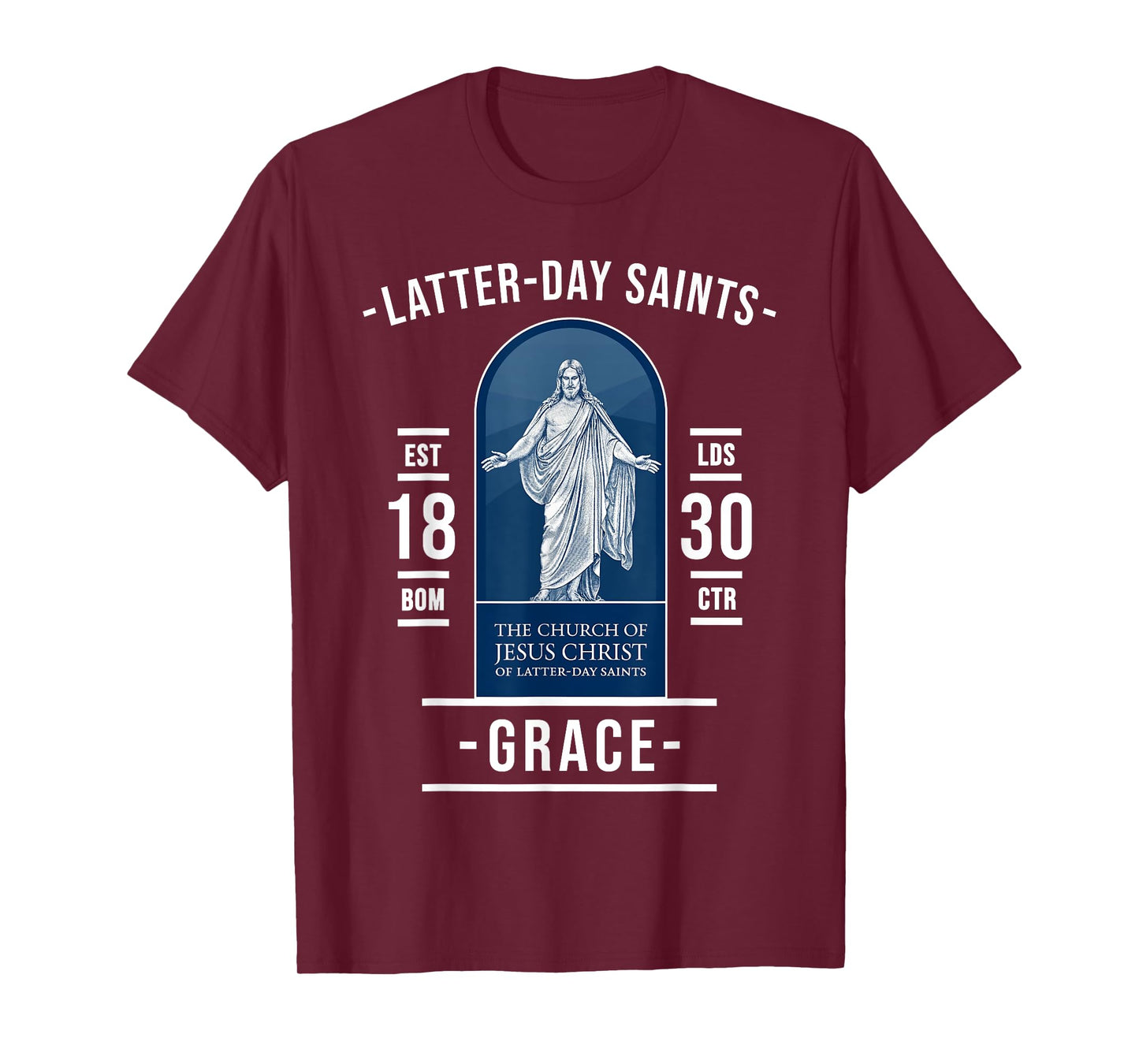 Latter-Day Saints Grace – Through Jesus and Scripture T-Shirt