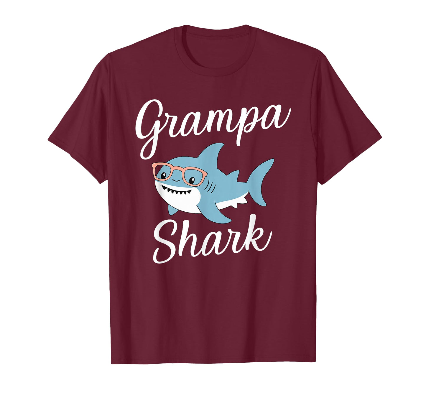 Grampa Shark Funny Matching Family Grandpa T-Shirt