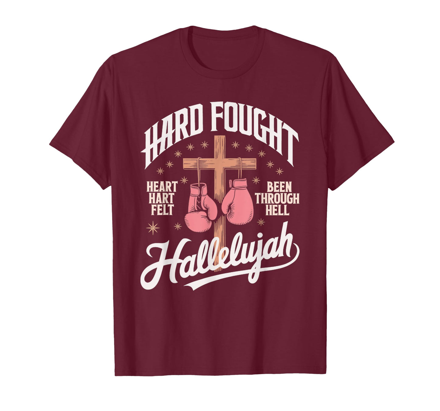 Funny Brandon Hard Fought Hallelujah Praise Jesus T-Shirt