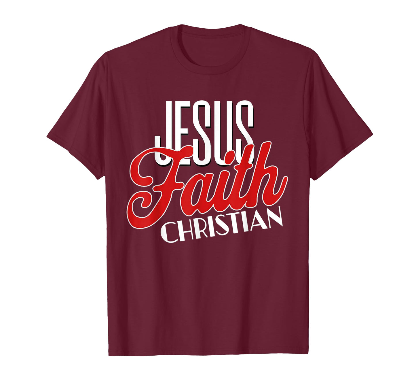 Jesus Faith Christian Scripture Bible Religious Men Women T-Shirt
