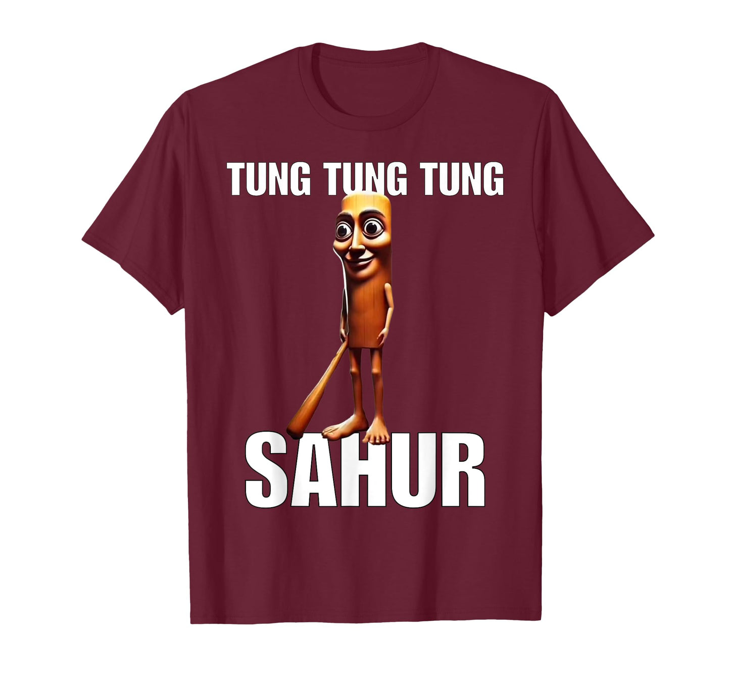 Funny tung tung tung sahur italian brainrot gen z T-Shirt