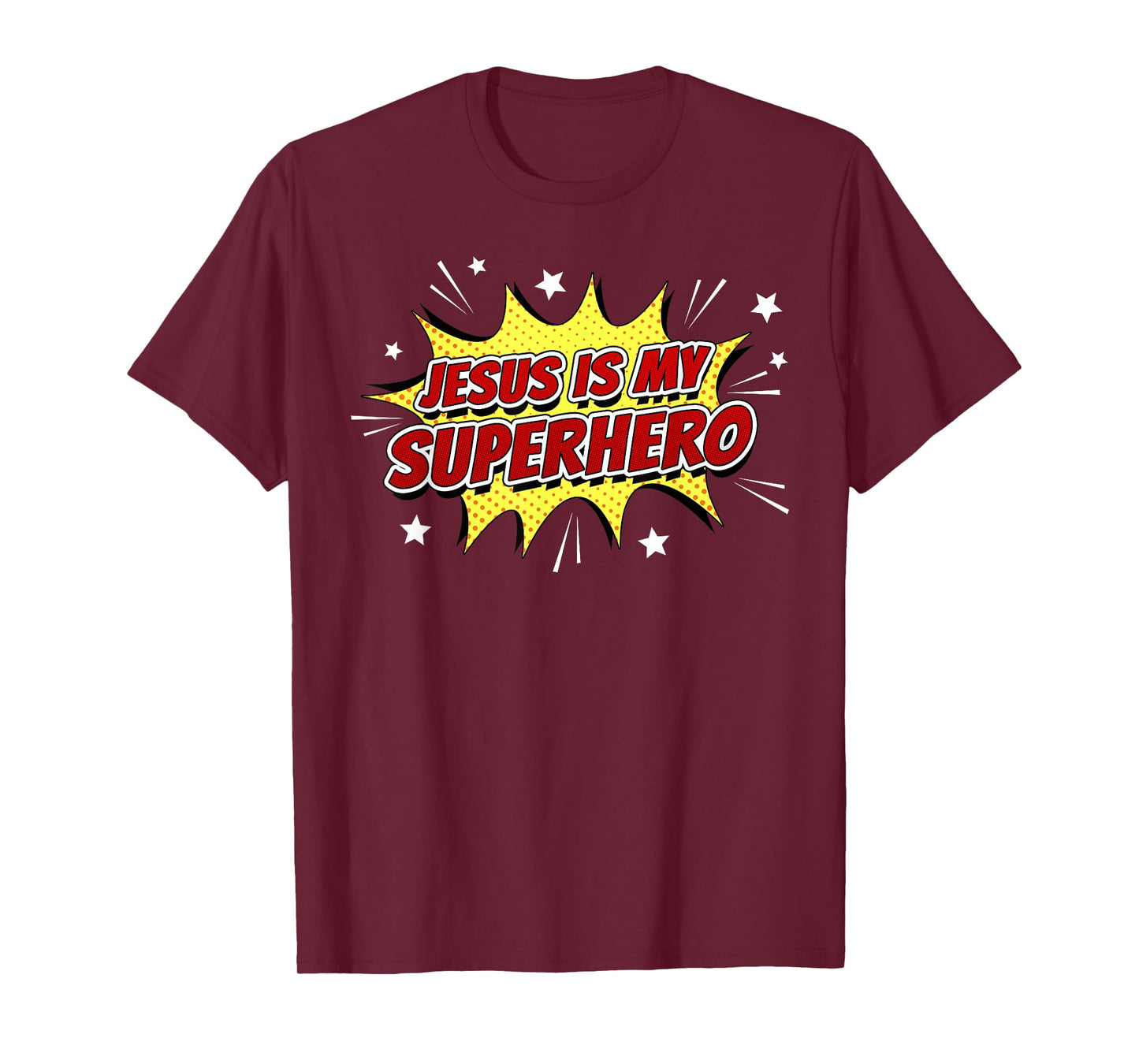 Jesus is My Superhero – Kids & Adult Christian Faith Comic T-Shirt