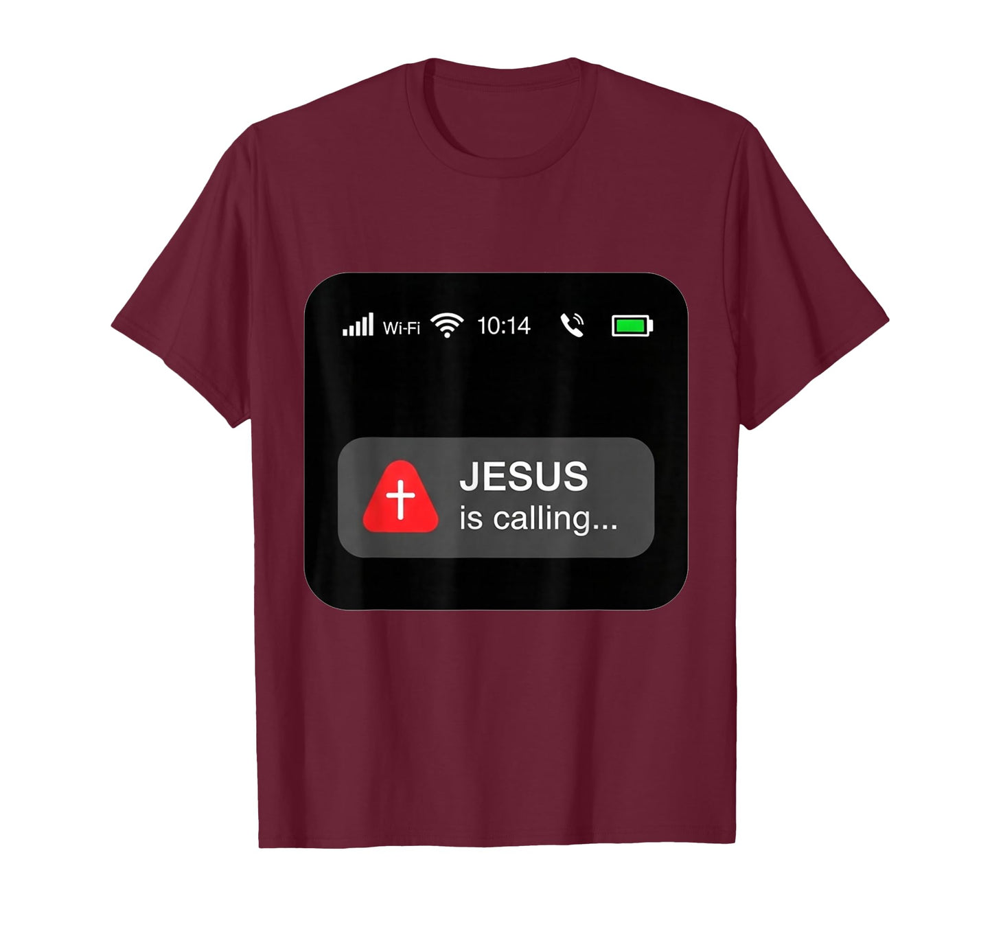 Funny Jesus is Calling Christian Humor Graphic T-Shirt