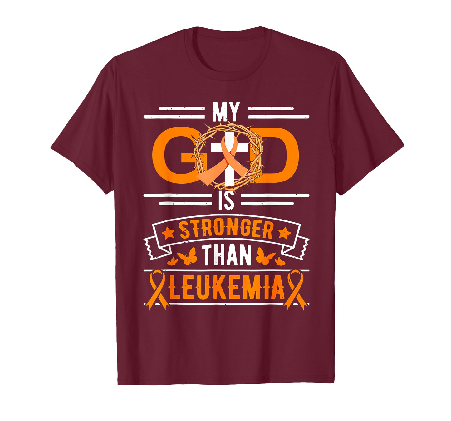 My God is Stronger Than Leukemia Survivor T-Shirt