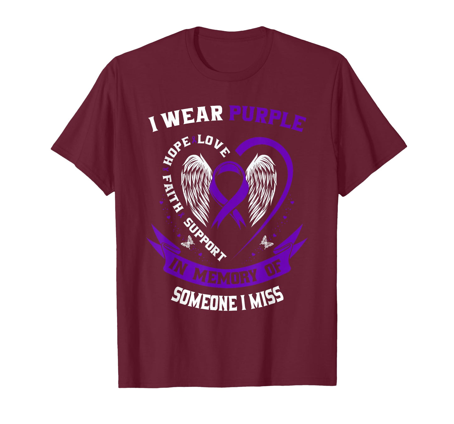 Pancreatic Cancer Awareness Shirt Someone I Miss Memorial T-Shirt