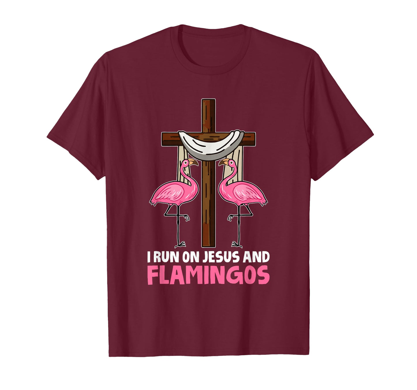 Christianity Cool - Jesus Bible Religion Christian Flamingo T-Shirt
