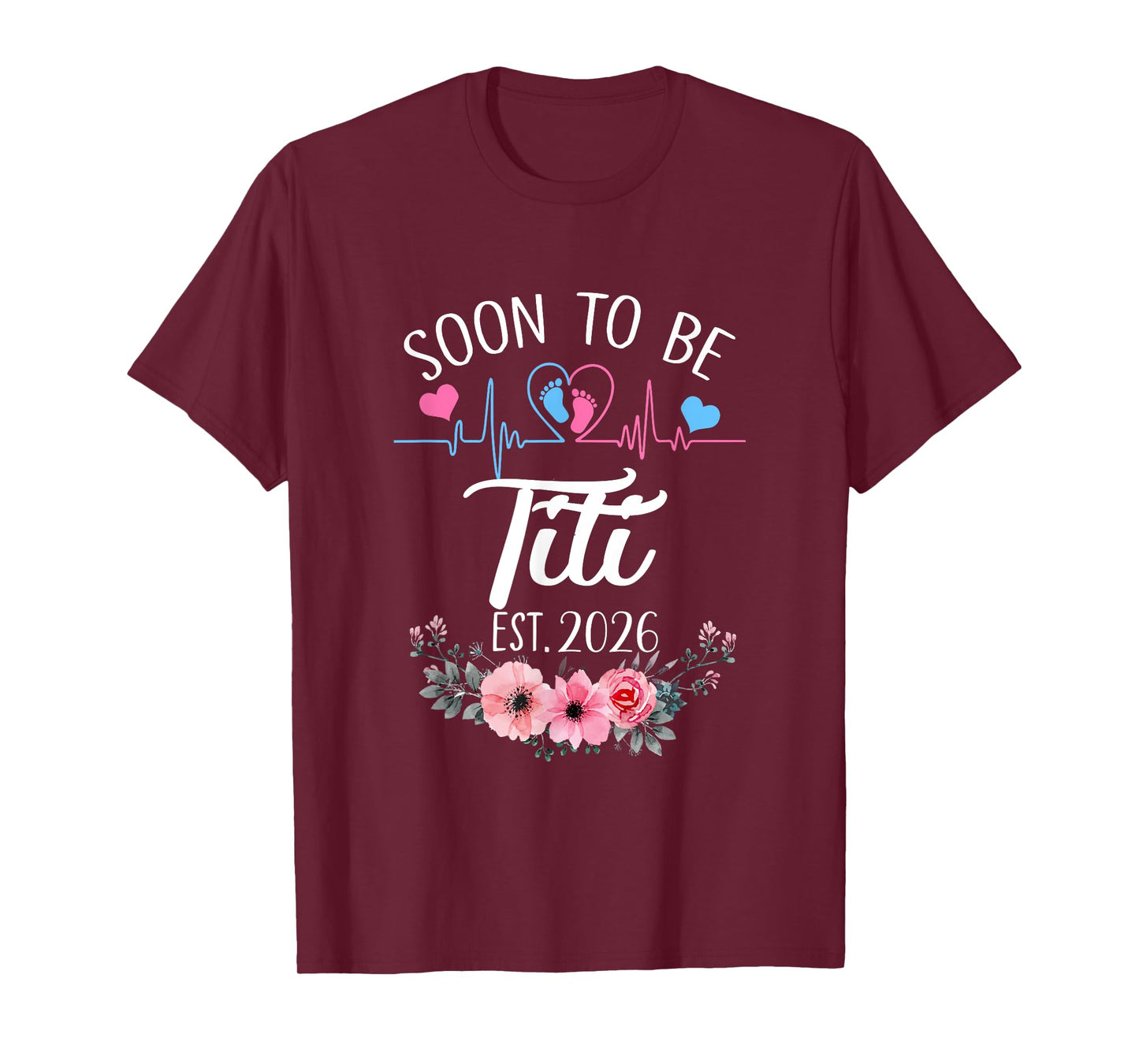 Soon To Be Titi 2026 First Time Pregnancy Announcement T-Shirt
