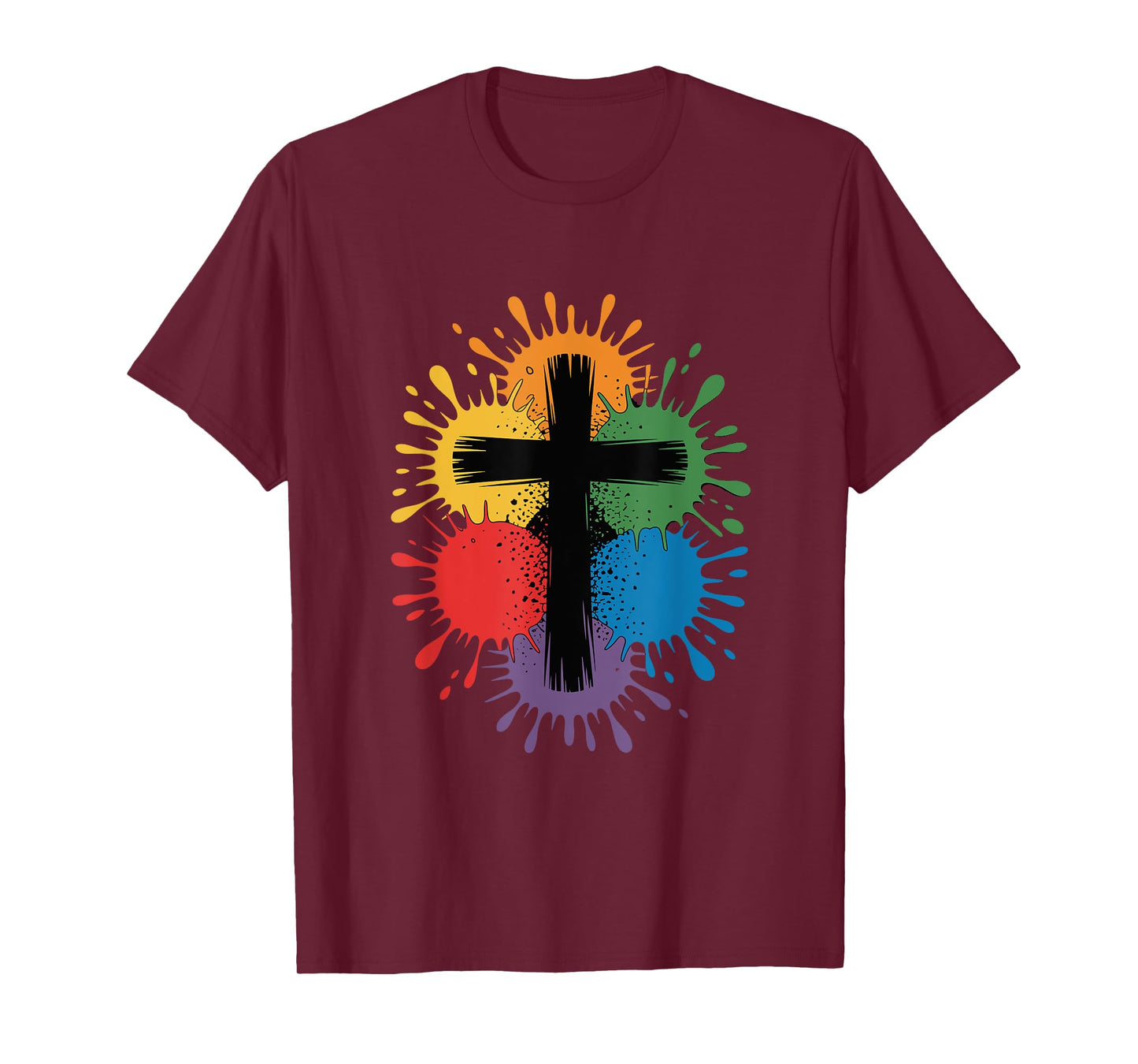 LGBTQ Gay Cross Christian Faith Pride T-Shirt