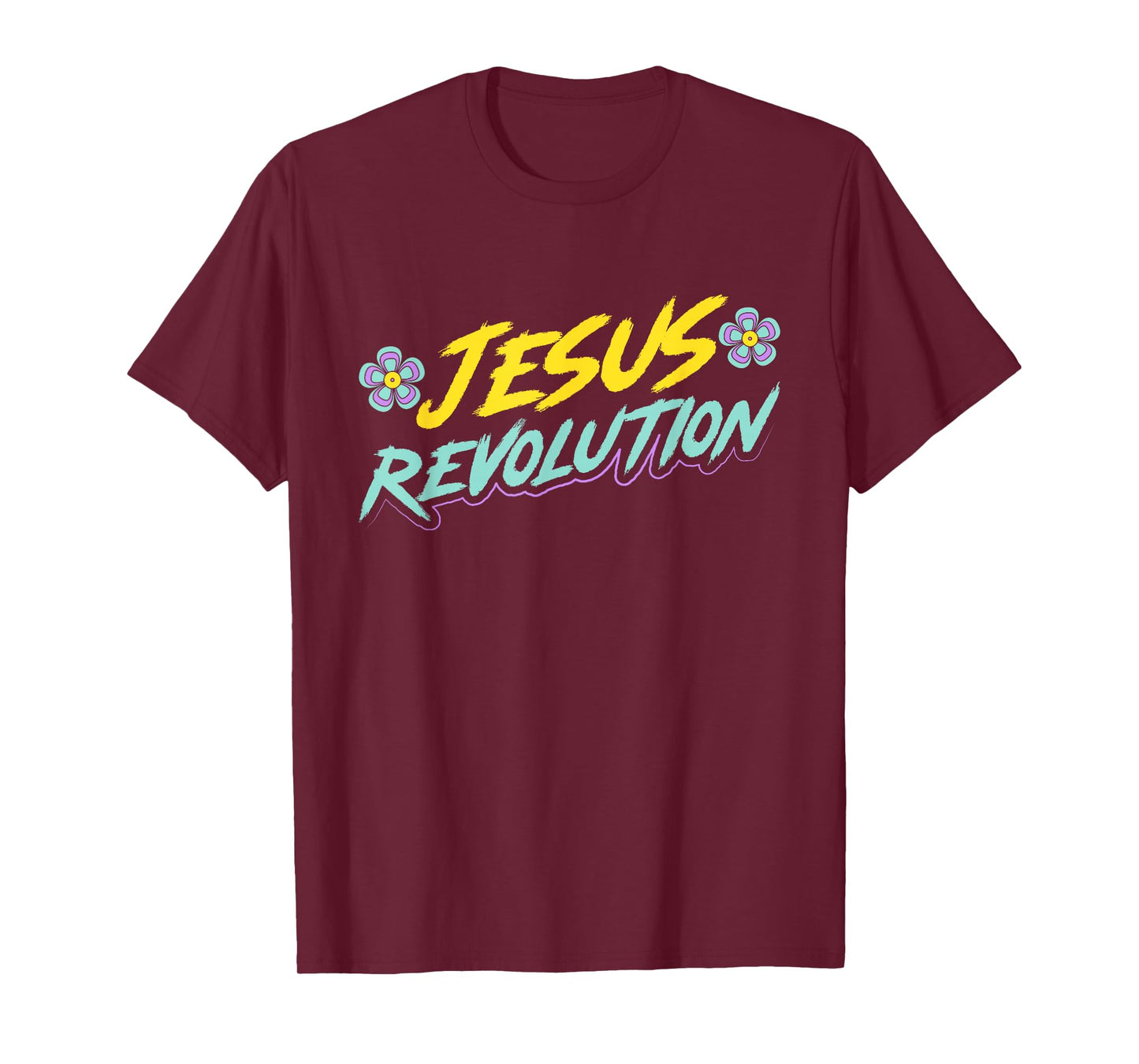 Jesus Revolution Faith Retro Groovy Christian T-Shirt
