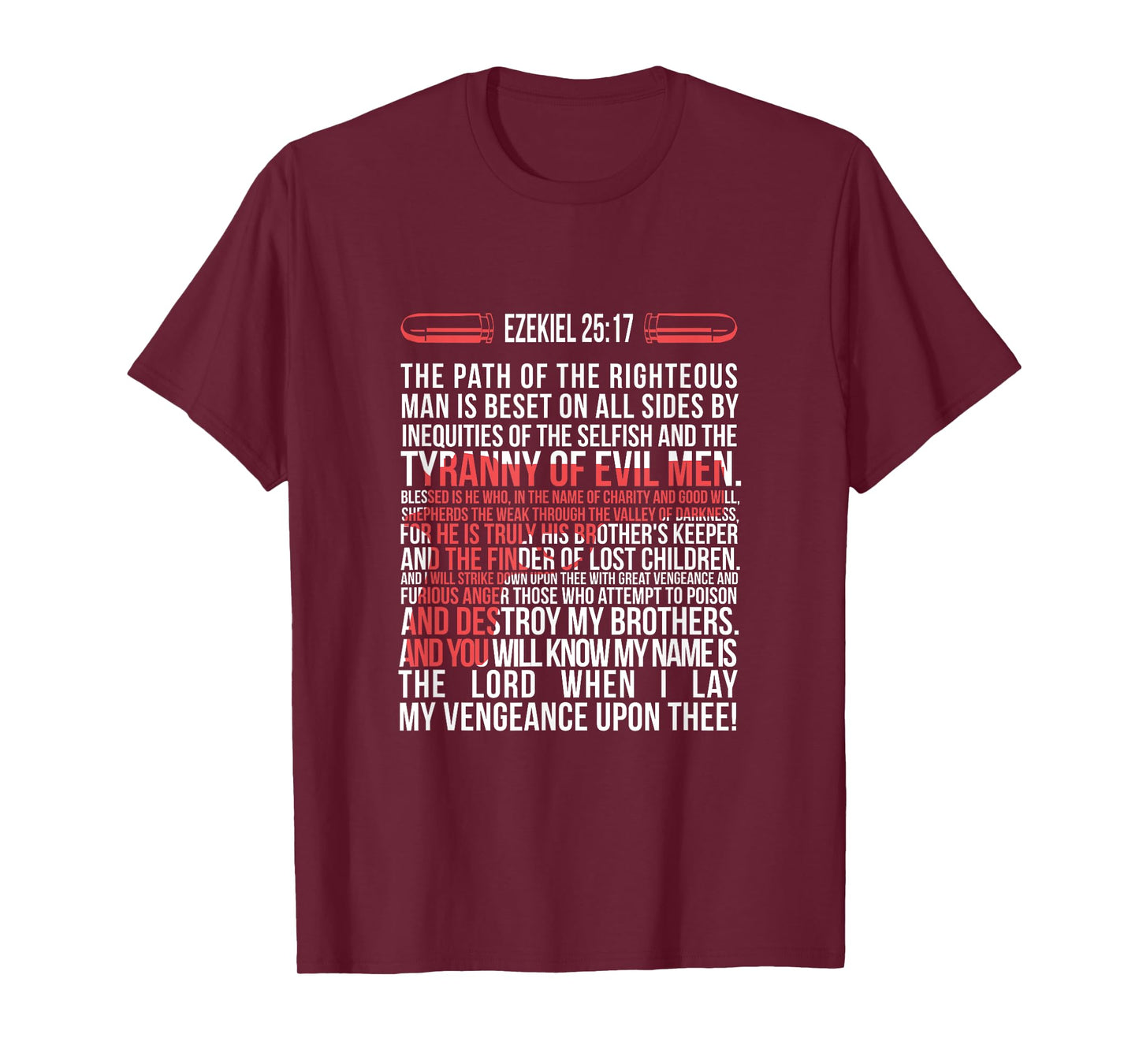 Ezekiel 25:17 T-Shirt