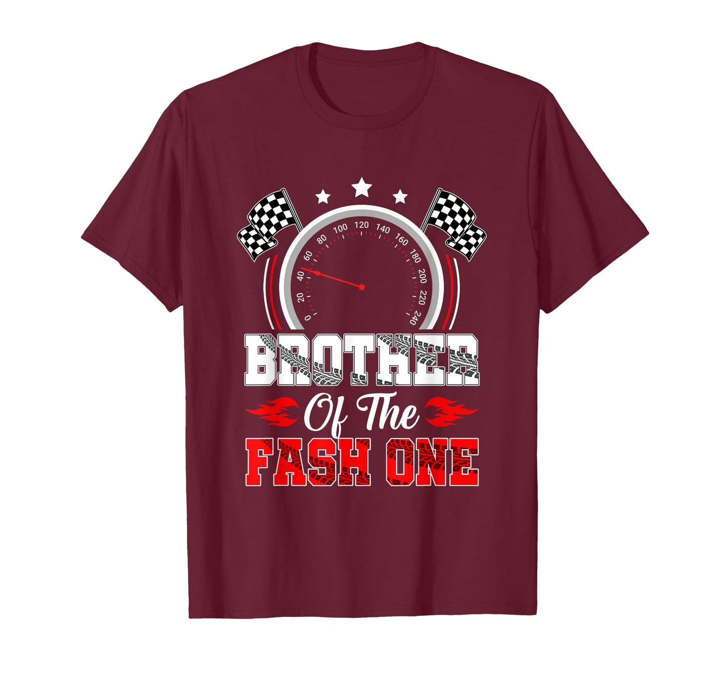 Brother Of The Fast One 1St Birthday Racing Car Family T-Shirt