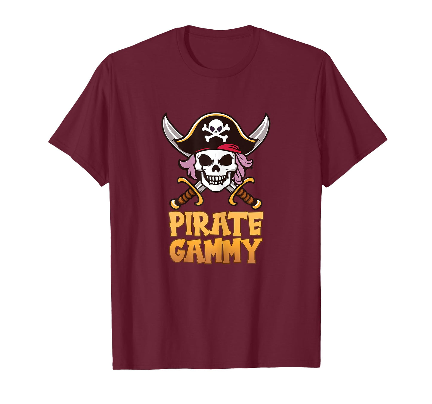 Pirate Gammy Funny Captain Matching Halloween Costume T-Shirt