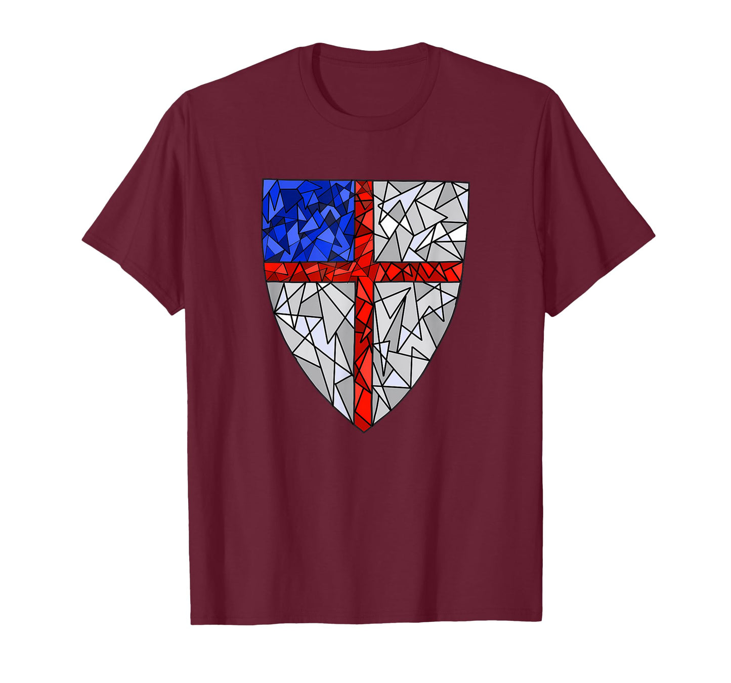 Funny Episcopal Shield Geometric Christian T-Shirt