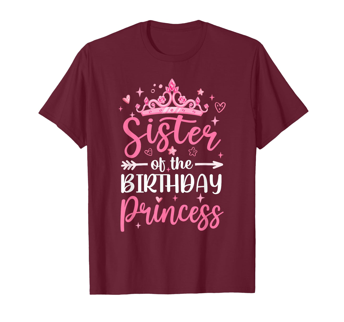 Sister Of The Birthday Princess Birthday Girl Kid Family T-Shirt