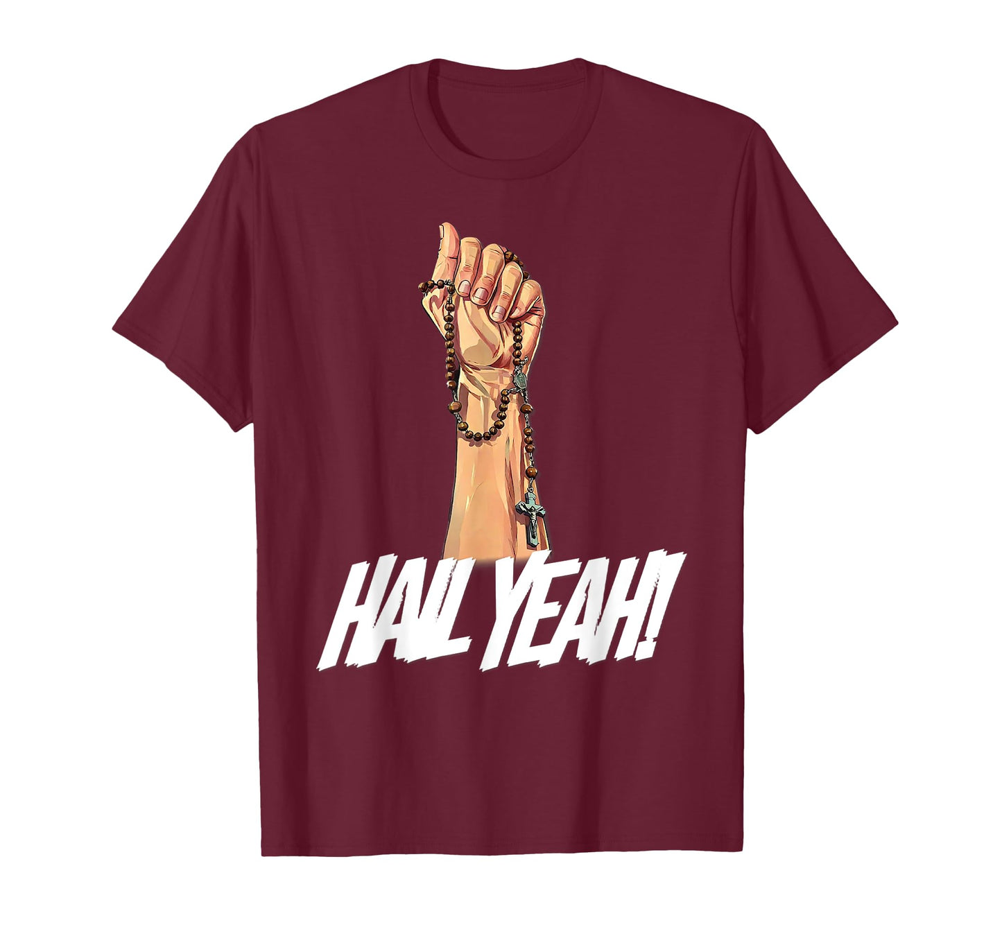 Pray The Rosary Blessed Mother Catholic T-Shirt