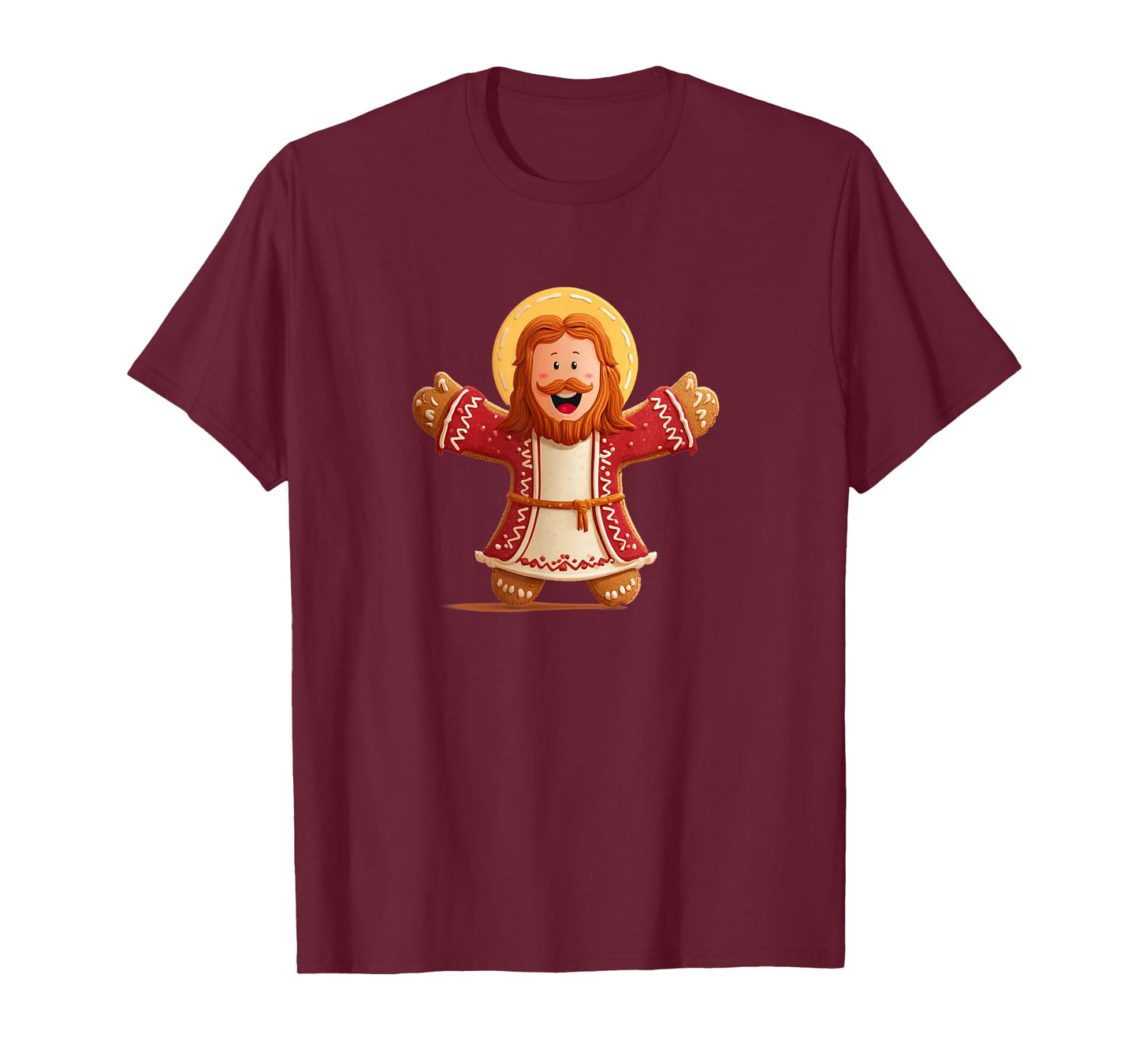 Nice Happy Gingerbread Jesus Christ T-Shirt