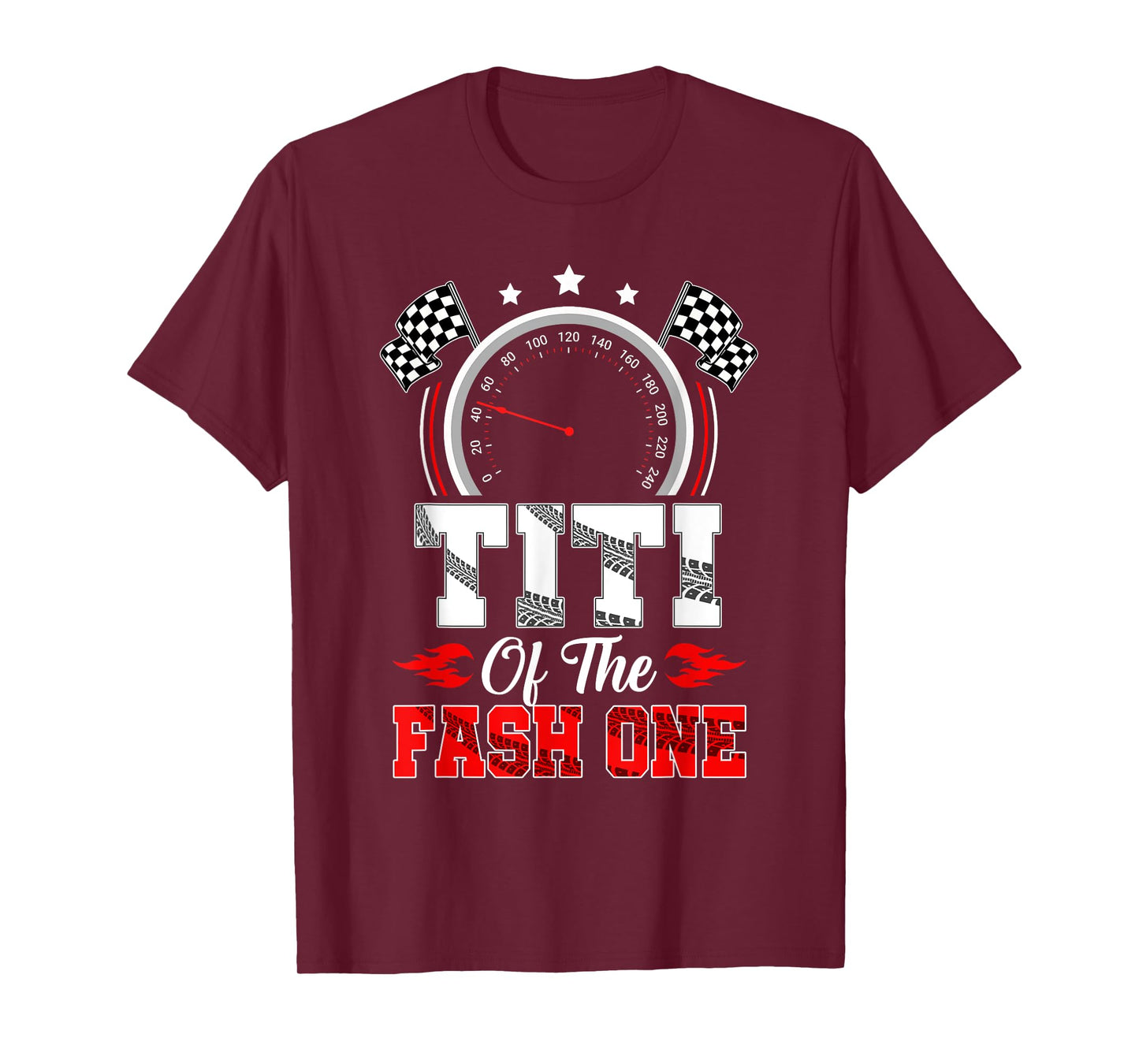 Titi Of The Fast One 1St Birthday Racing Car Family T-Shirt