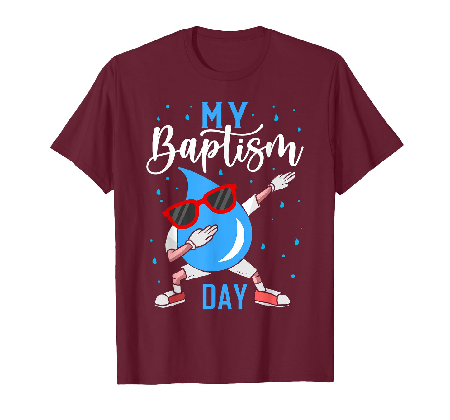 Baptism Dabbing Shirt Christian Shirts God Baptism Baptised T-Shirt