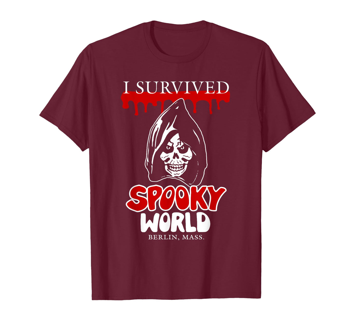 I Survived Spooky World funny design T-Shirt