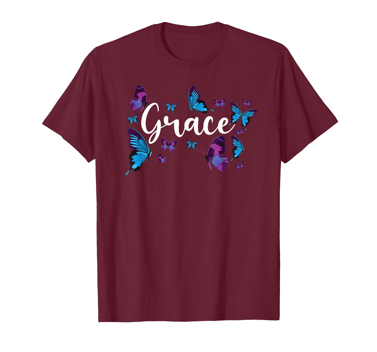 Christian Bible Verse Quote Butterfly Grace T-Shirt