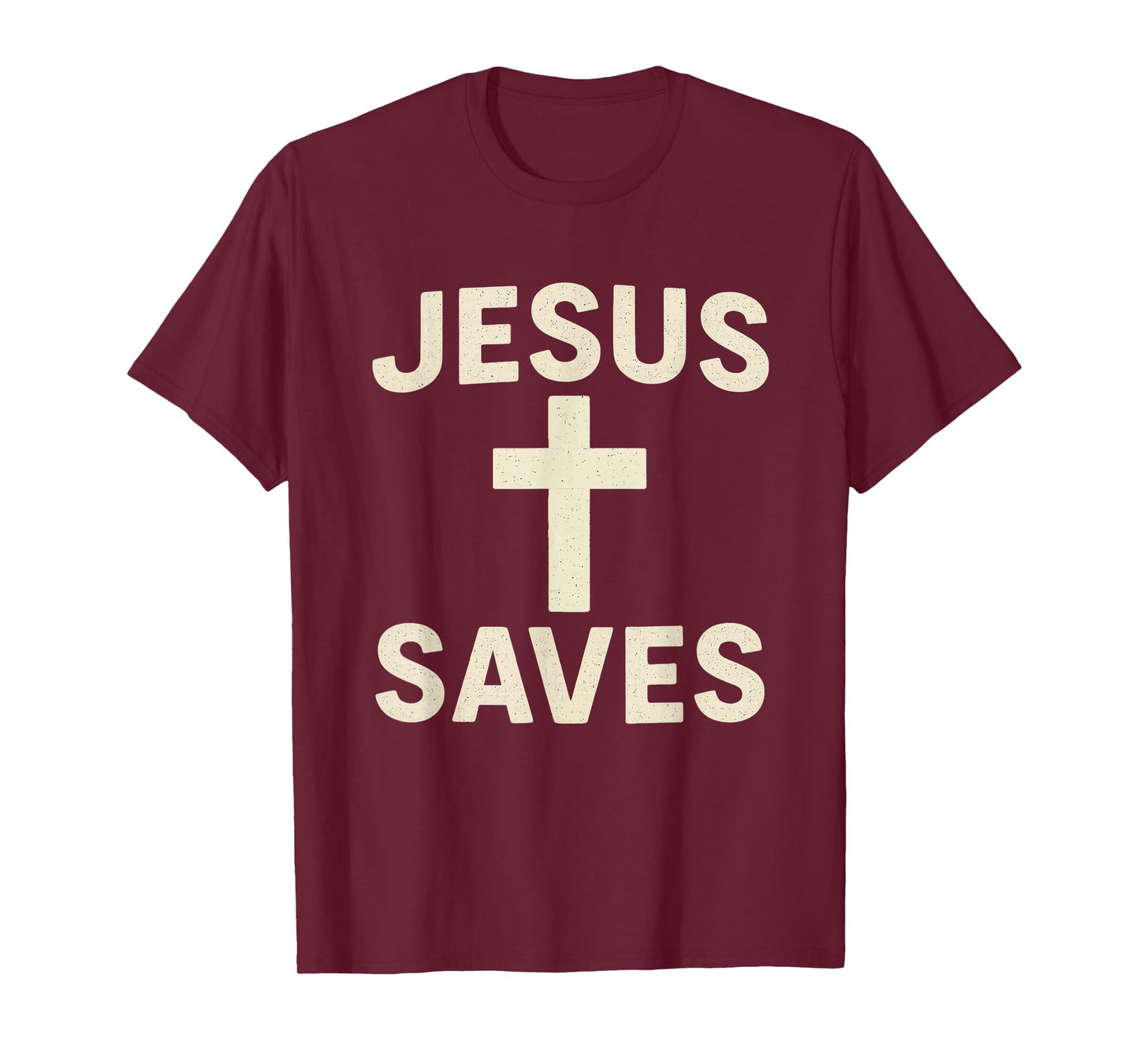 Jesus Saves Cross Subtle Christian Minimal Religious Faith T-Shirt