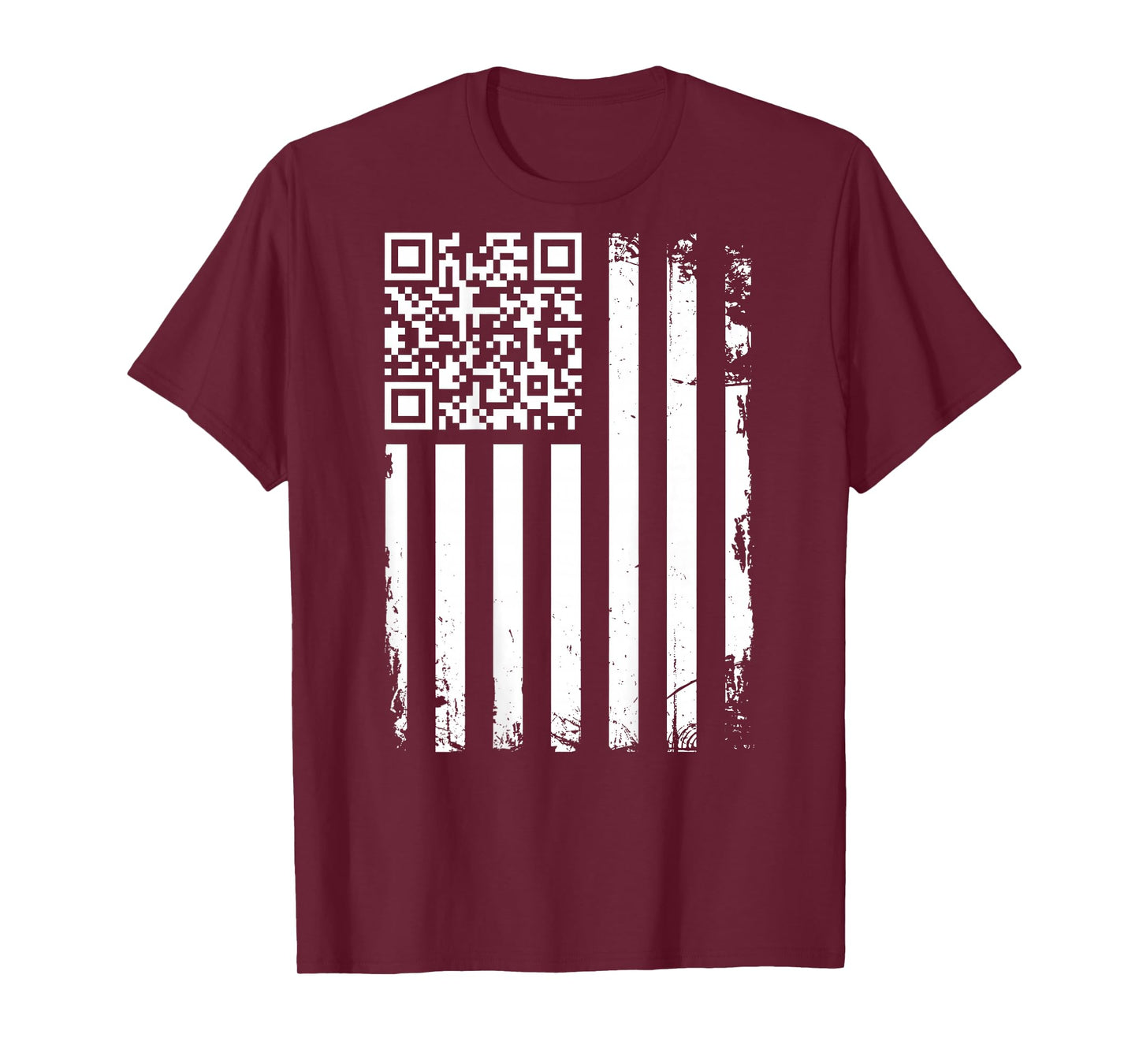 (BACK) Funny QR Don't Be A Little Btch Code Saying Quote T-Shirt