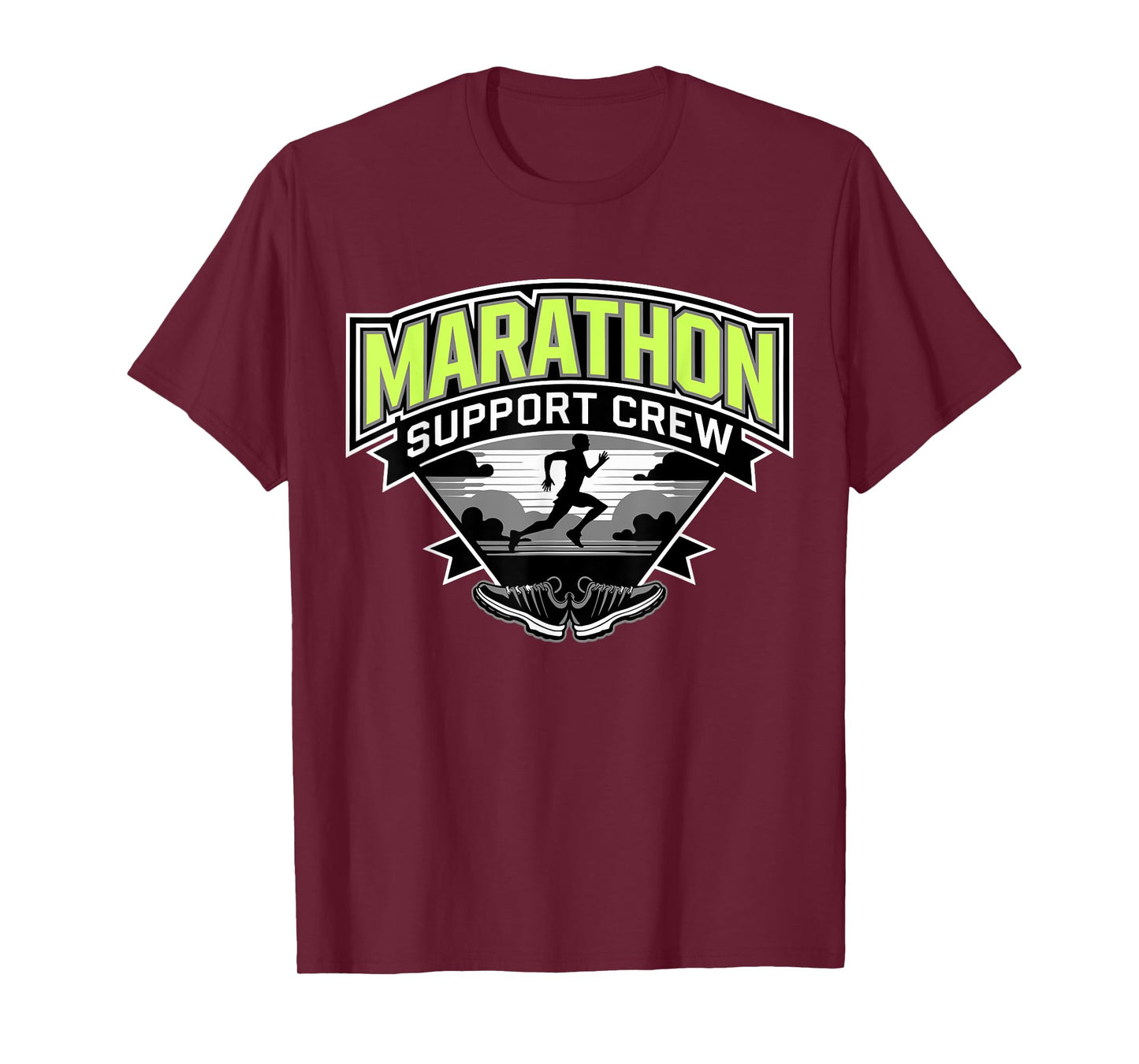 Marathon Support Crew, Funny Running Marathon For Men Women T-Shirt
