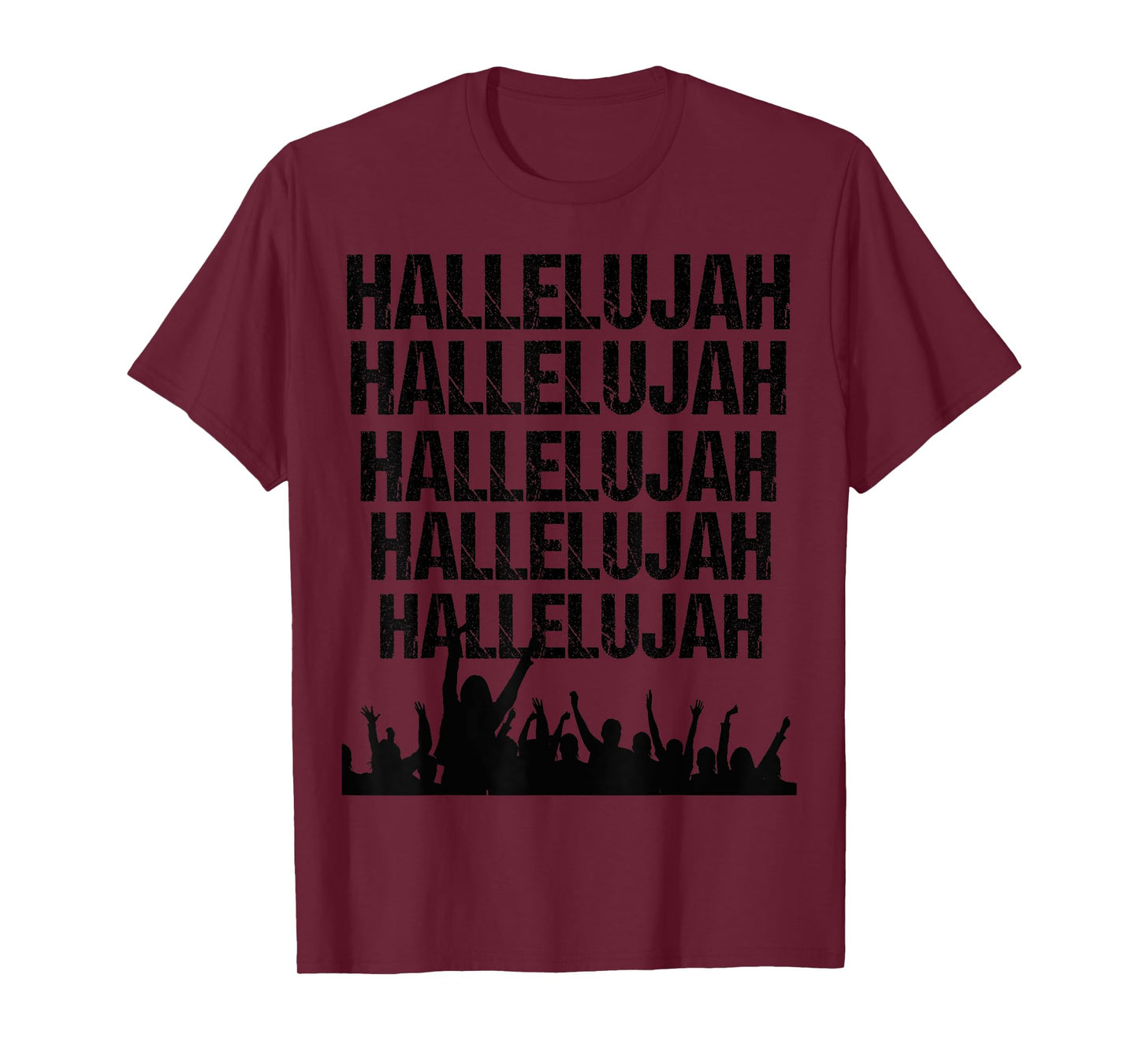 Hallelujah Inspirational Praise And Worship Christian Gift T-Shirt