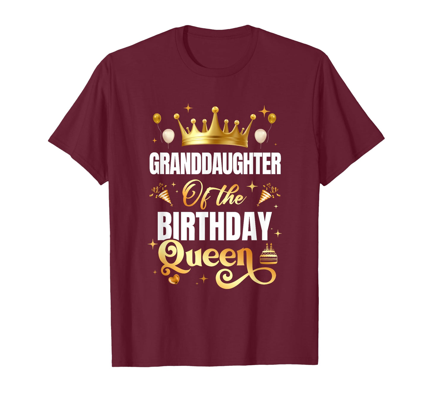 Daughter Of The Birthday Queen Funny Matching Birthday Party T-Shirt