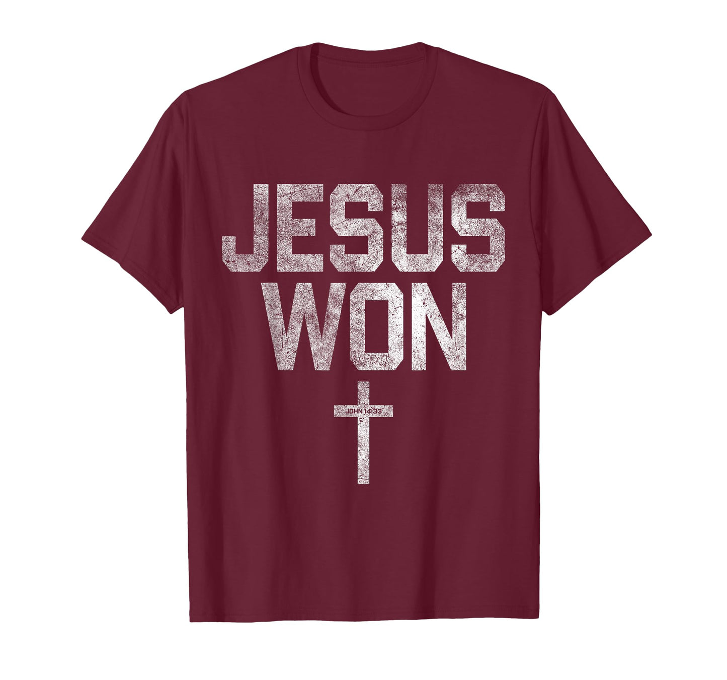 Jesus Won Christian Faith Just Here To Give God Glory Gifts T-Shirt