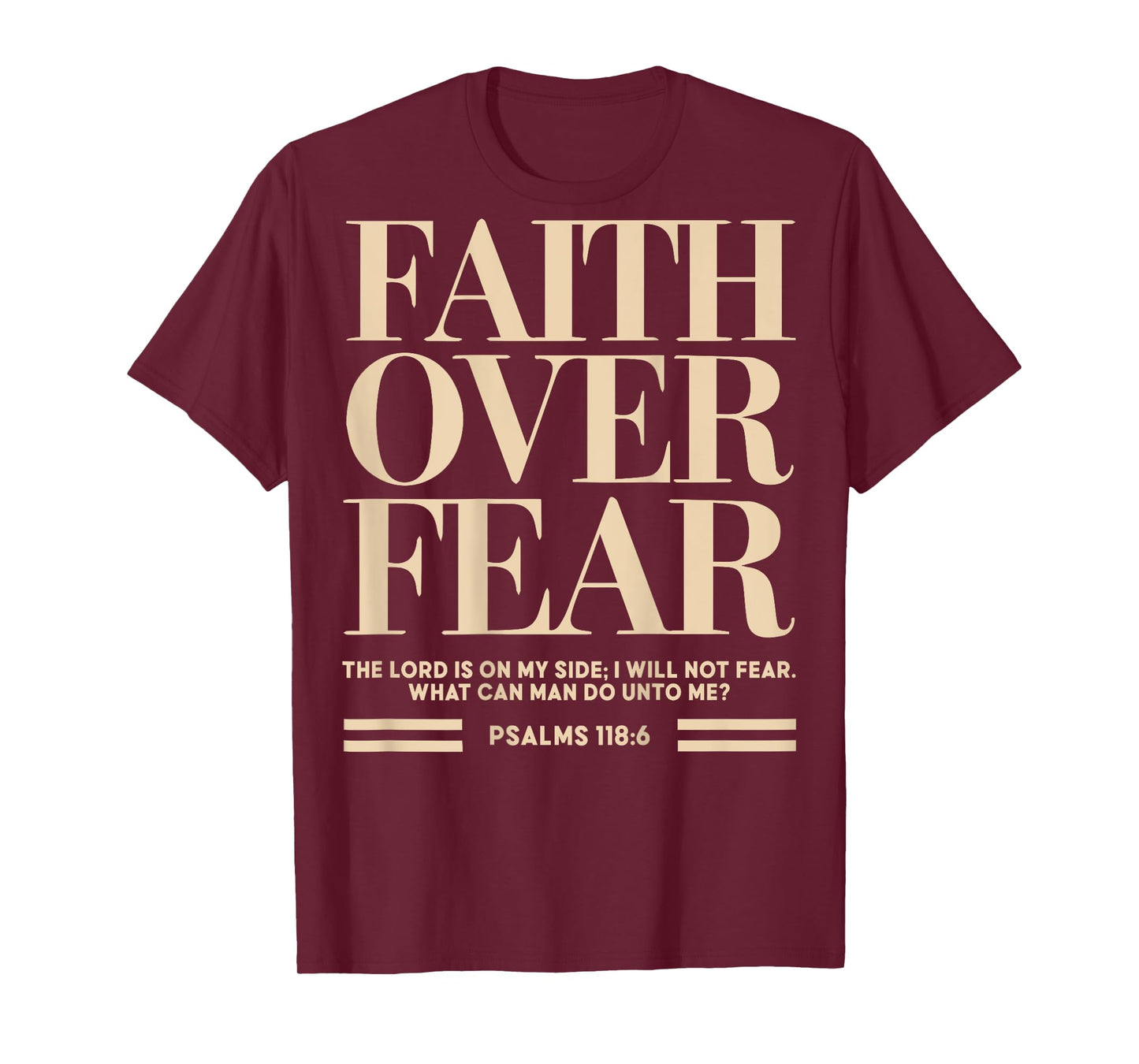 Faith Over Fear Jesus Toddler God Sister Daughter Son Father T-Shirt