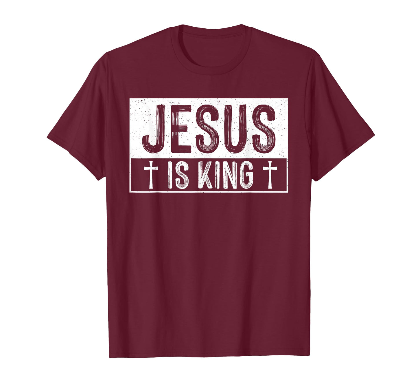 Cute Jesus is King Christian - Inspirational Religious Faith T-Shirt