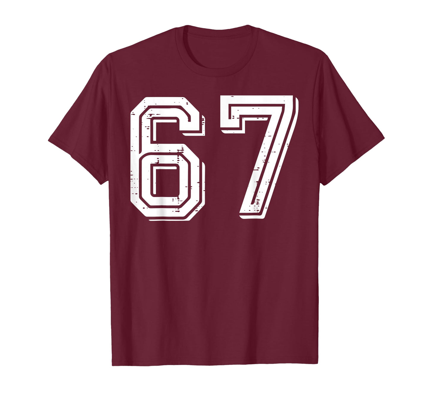 67 Meme Funny 6 7 Men Women Kids Youth Teen Boys Girls T-Shirt