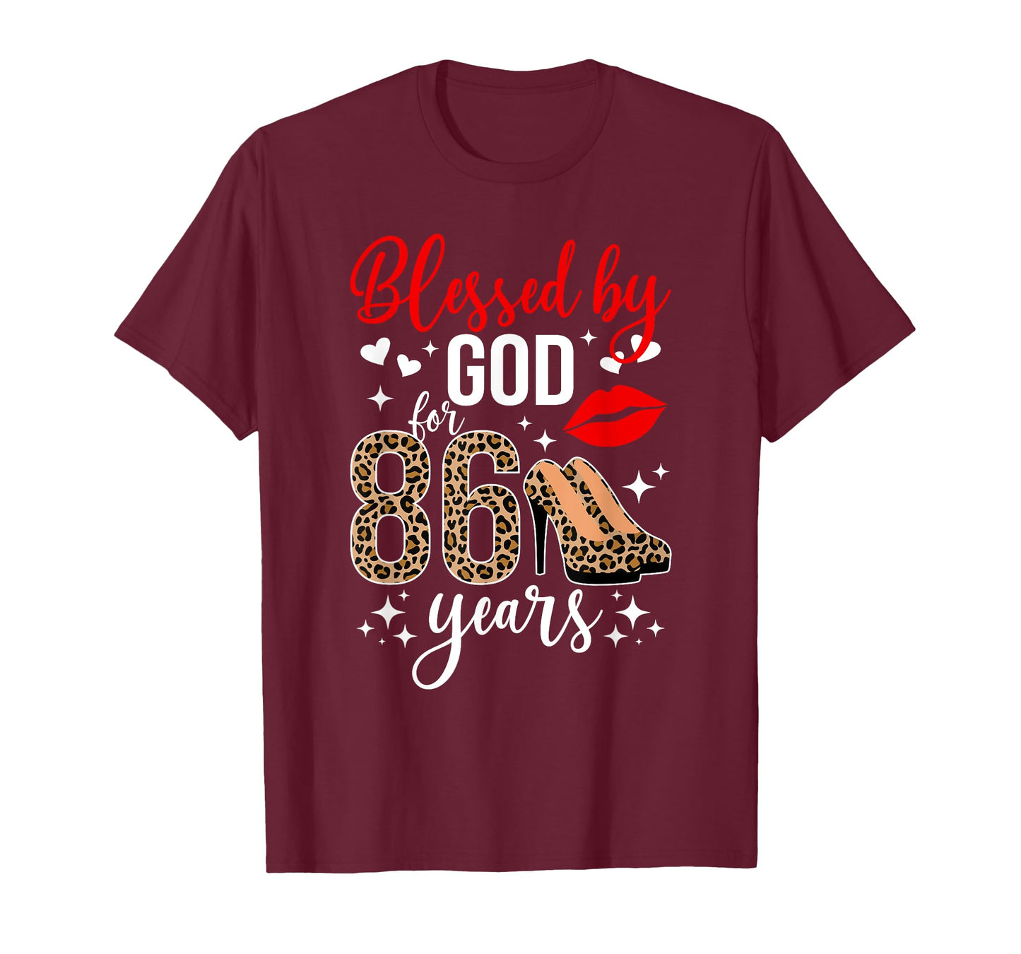 Blessed By God 86 Year Old 86th Birthday It's My 86th Bday T-Shirt