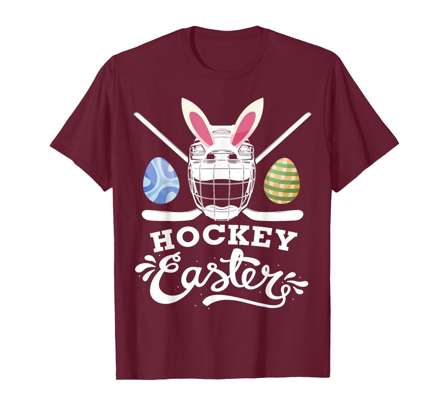 Hockey Easter Funny Easter Day Ice Hockey Player T-Shirt