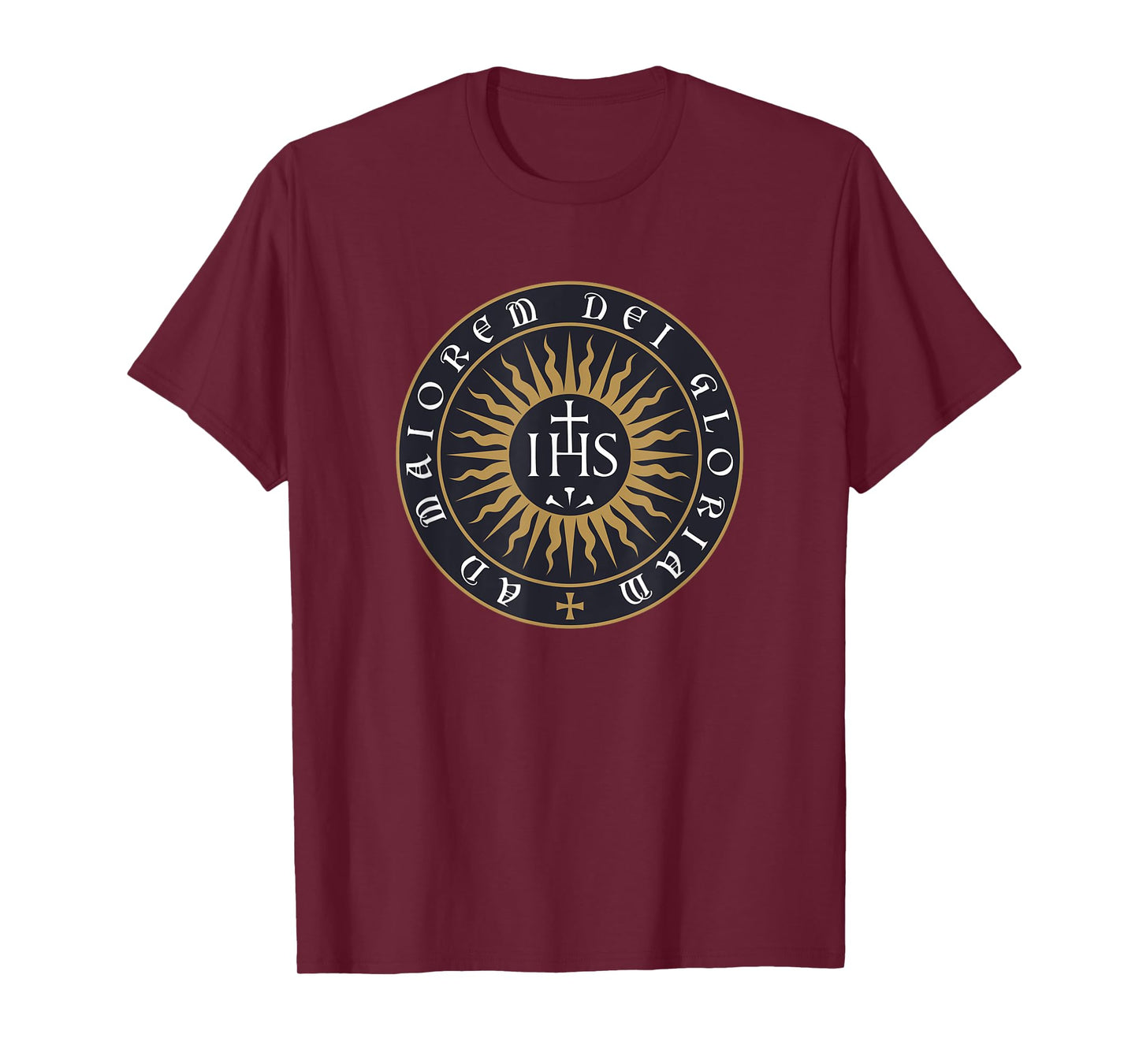 AMDG Ignatius of Loyola Society of Jesus Catholic T-Shirt