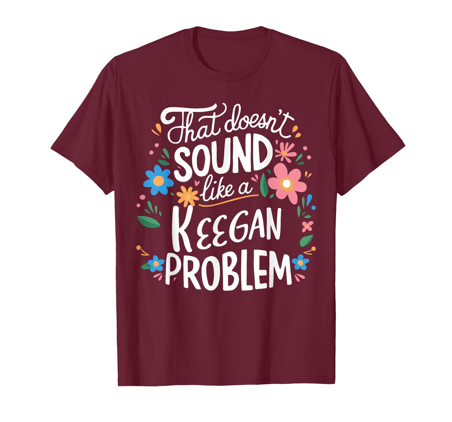 Keegan Personalized Cute Girls Keegan Name T-Shirt