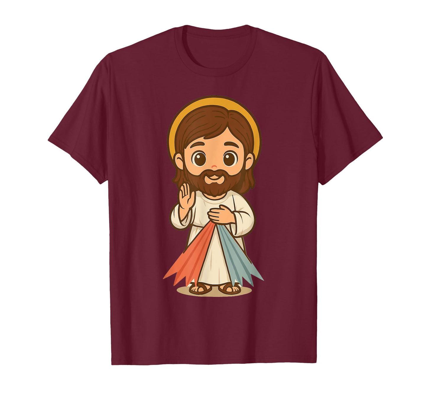 Divine Mercy Image Jesus I Trust in You Catholic Prayer Kids T-Shirt
