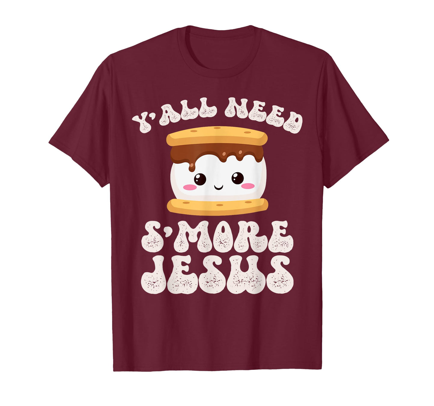 Smore Jesus Kawaii S'more Christian Funny Pun Religious T-Shirt